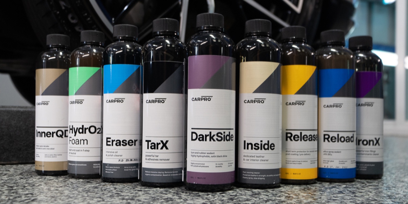 CarPro product lineup used at Nitro